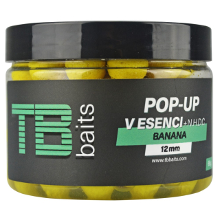 TB Baits Plovoucí Boilie Pop-Up Banana + NHDC 12mm/65g