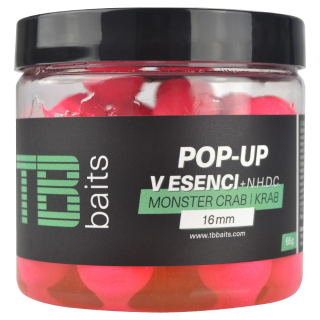 TB Baits Plovoucí Boilie Pop-Up Pink Monster Crab + NHDC 16mm/65g
