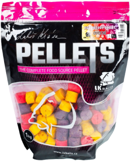 LK Baits Pelety ovocné Fruitberry Pellets 20mm/1kg