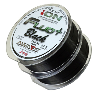 AWA-SHIMA Vlasec ION POWER Fluo+ Black /600m - 2x300m