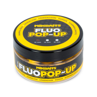 Mikbaits Mini Plovoucí boilie fluo Pampeliška 10mm/100ml