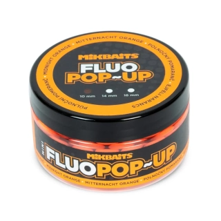 Mikbaits Mini Plovoucí boilie fluo Půlnoční pomeranč 10mm/100ml