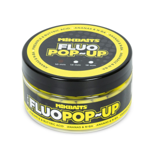 Mikbaits Mini Plovoucí boilie fluo Ananas N-BA 10mm/100ml