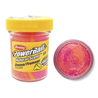 Berkley Těsto na pstruhy PowerBait Natural Scent Trout Bait Sherbet/Glitter - Cheese 50g