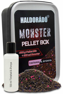 Haldorádó Monster Pellet Box Squid + Blueberry 400g+100ml