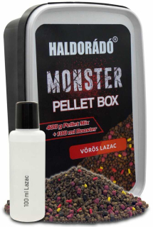 Haldorádó Monster Pellet Box Red Salmon 400g+100ml