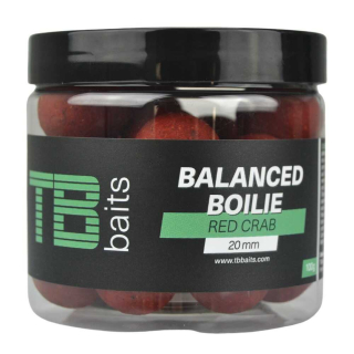 TB Baits Vyvážené Boilie Balanced + Atraktor Red Crab 20mm/100g