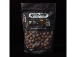 Squat Carp Hotové boilies Hero Krill 20mm/1kg