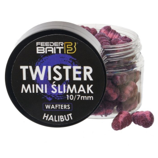 FeederBait Mini Šlimak Wafters Halibut 11x8 mm/25ml