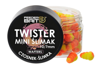 FeederBait Mini Šlimak Wafters Švestka / Česnek 11x8 mm/25ml