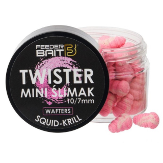 FeederBait Mini Šlimak Wafters Krill & Squid 11x8 mm/25ml