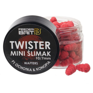 FeederBait Mini Šlimak Wafters Patentka/Konopí 11x8 mm/25ml
