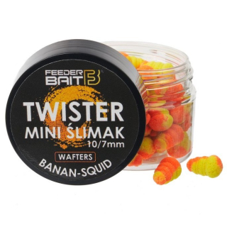 FeederBait Mini Šlimak Wafters Banán - Oliheň 11x8 mm/25ml