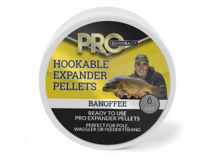 Sonubaits Hookable Pro Expander Pellets Banofee 8mm/100g