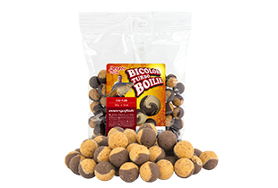 Benzar Mix Turbo Bicolor Boilies Ryba - Švestka 20mm/250g