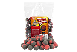 Benzar Mix Turbo Bicolor Boilies Halibut - Česnek 16mm/250g