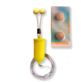 Bubeník Číhátka bateriová žlutá 2 ks