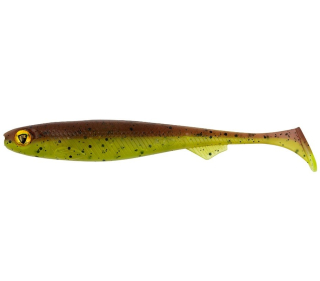 Fox Rage Gumová nástraha Slick Shad Uv Green Pumpkin 9 cm