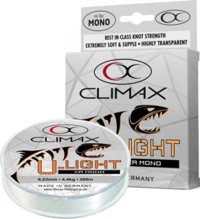 Climax Vlasec U-Light XR Mono transparent /200m