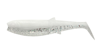 Savage Gear Gumová Nástraha Cannibal Shad Bulk White Flash 10cm/9g