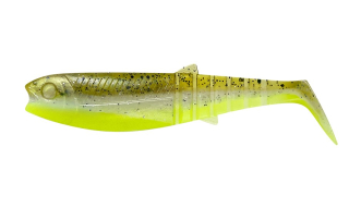Savage Gear Gumová Nástraha Cannibal Shad Bulk Green Pearl Yellow 10cm/9g