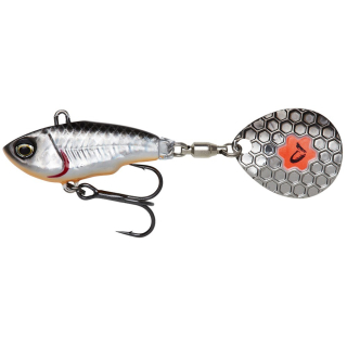 Savage Gear Umělá Nástraha Fat Tail Spin Sinking Dirty Silver 5,5cm/9g
