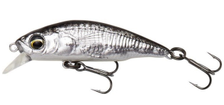 Savage Gear Wobler 3D Sticklebait Twitch Sinking Black Silver 4,5cm/4g