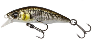 Savage Gear Wobler 3D Sticklebait Twitch Sinking Ayu Green Silver 4,5cm/4g