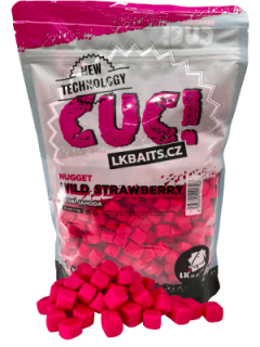 LK Baits CUC! Nugget Carp Wild Strawberry 10mm/1kg