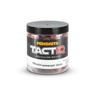 Mikbaits TactiQ rozpustné boilie Půlnoční pomeranč 16mm/250ml 