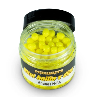 Mikbaits Mini boilie v dipu Ananas N-BA 50ml