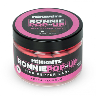 Mikbaits Ronnie pop-up boilie Pink Pepper Lady 16mm/150ml