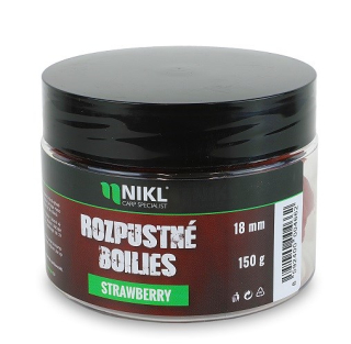 Nikl Rozpustné boilies Strawberry 14mm/150g