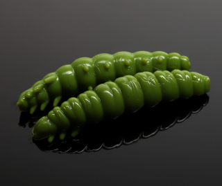 Libra Lures Larva 30 - Olive (Cheese) /15 ks