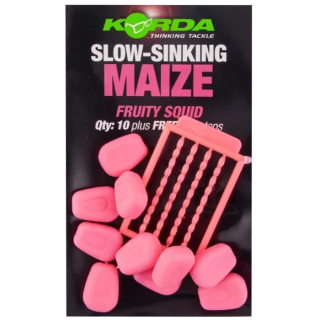 Korda Umělá kukuřice Slow Sinking Maize Pink Fruity Squid /10 ks