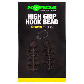 Korda Zarážky na háček High Grip Hook Bead Medium /20 ks