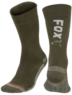 Fox Ponožky Collection Green Silver Thermolite long sock vel. 40-43