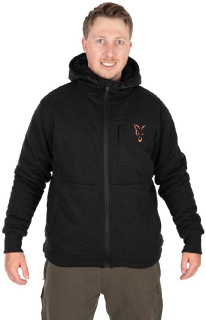 Fox Mikina Collection Sherpa Jacket Black Orange