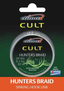 Climax Návazcová šňůra CULT Hunters Braid Weed 0,30mm/30lbs/20m