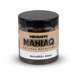Mikbaits ManiaQ boilie v dipu NutraKRILL 20mm/250ml