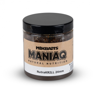 Mikbaits ManiaQ boilie v dipu NutraKRILL 24mm/250ml
