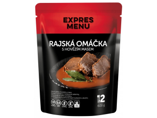 Expres Menu Rajská omáčka s hovězím masem 2 porce 600 g