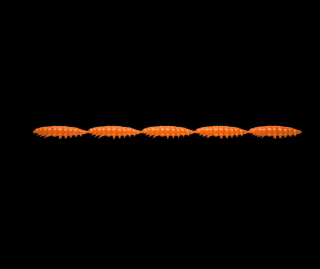 Libra Lures Larva Multi 5x25 - Hot Orange (Cheese) /5x5 ks