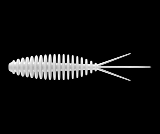 Libra Lures Turbo Worm Mini 35 - White (Cheese) /15 ks