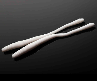 Libra Lures Dying Worm 70 - White (Cheese) /15 ks