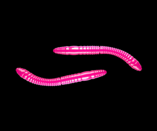 Libra Lures Fatty D’Worm Tournament 55 - Hot Pink (Cheese) /12 ks