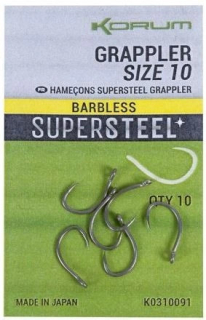 Korum Háčky Grappler Hooks barbless /10 ks