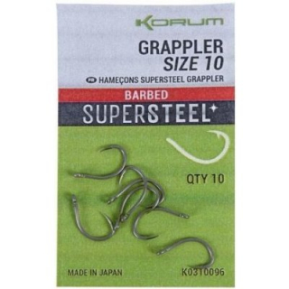 Korum Háčky Grappler Hooks barbed /10 ks