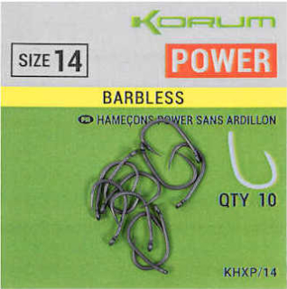 Korum Háčky Xpert Power Hooks barbless /10 ks