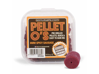 Sonubaits Pelety O´S Pellets Spicy Sausage 8mm/65g